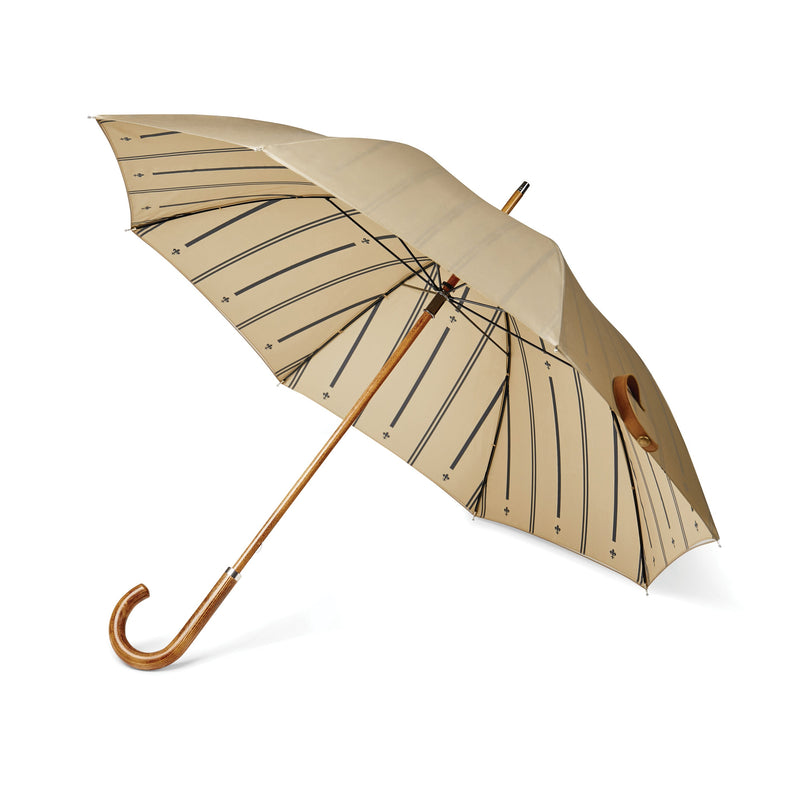 Load image into Gallery viewer, 23" Wood handled umbrella pack of 25 Custom Wood Designs __label: Multibuy greige-23-wood-handled-umbrella-pack-of-25-53613578649943
