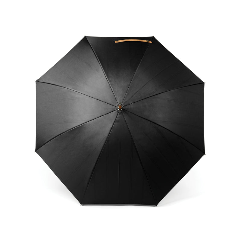 Load image into Gallery viewer, 23" Wood handled umbrella pack of 25 Black Custom Wood Designs __label: Multibuy greige-23-wood-handled-umbrella-pack-of-25-53613580288343