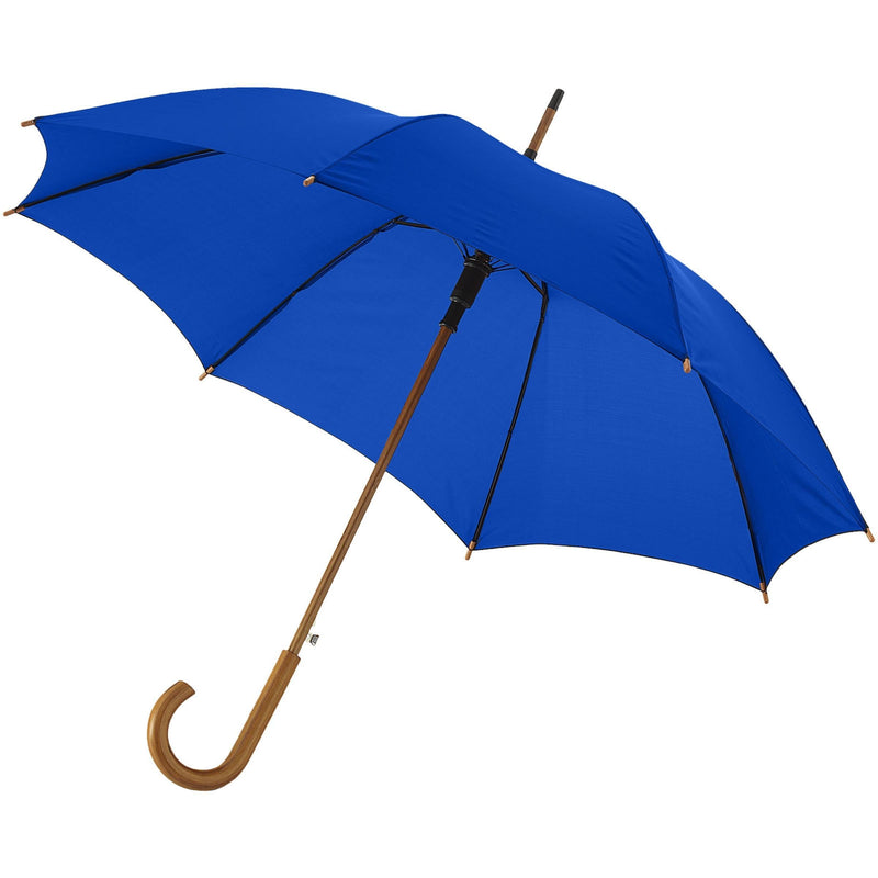 Load image into Gallery viewer, 23" Auto open umbrella pack of 25 Royal Blue Custom Wood Designs __label: Multibuy grey-23-auto-open-umbrella-pack-of-25-52690592268631