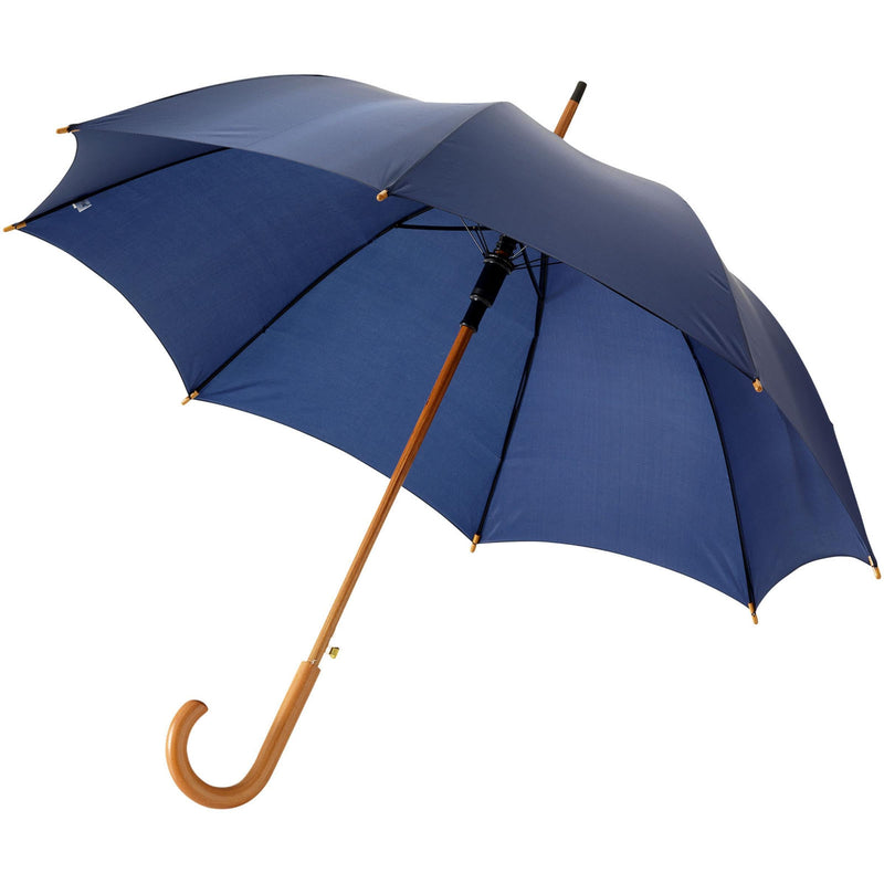 Load image into Gallery viewer, 23" Auto open umbrella pack of 25 Navy Custom Wood Designs __label: Multibuy grey-23-auto-open-umbrella-pack-of-25-52690649612631