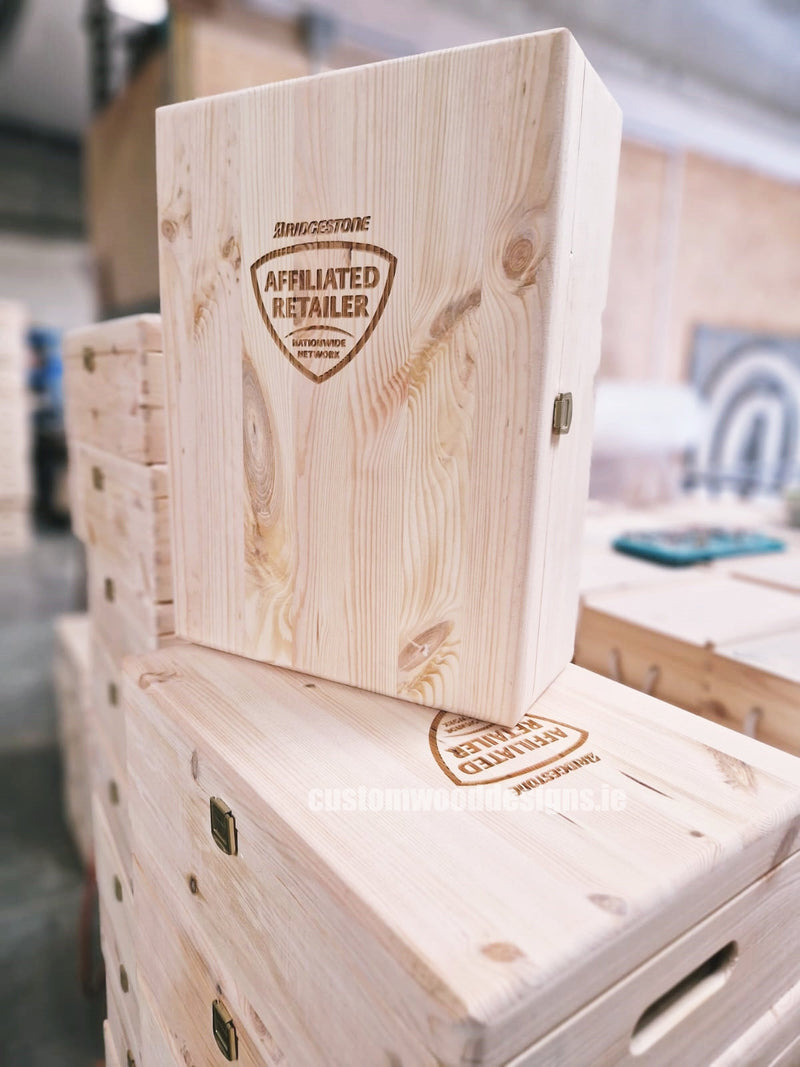 Load image into Gallery viewer, Pine Box MPB2 Custom Wood Designs one-plain-box-pine-box-mpb2-53612232474967