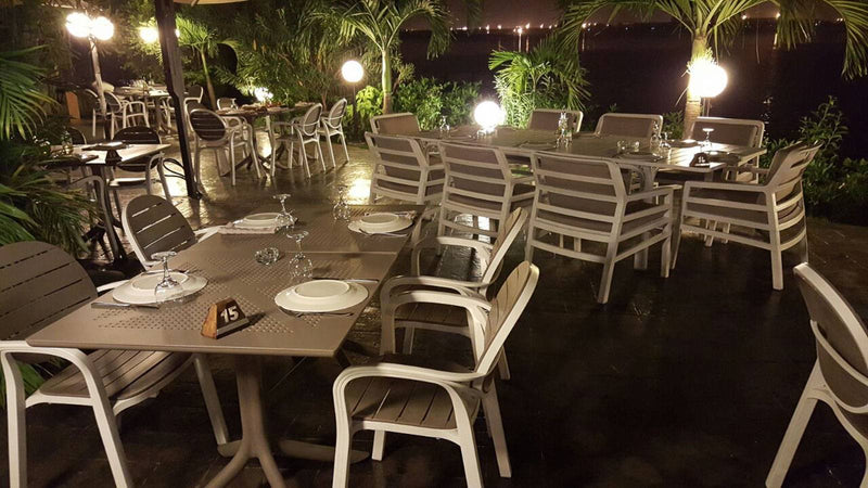 Load image into Gallery viewer, Nardi Clip 80 Outdoor Table outdoor furniture Custom Wood Designs Outdoor outdoor-furniture-bianco-nardi-clip-80-outdoor-table-51582316904791