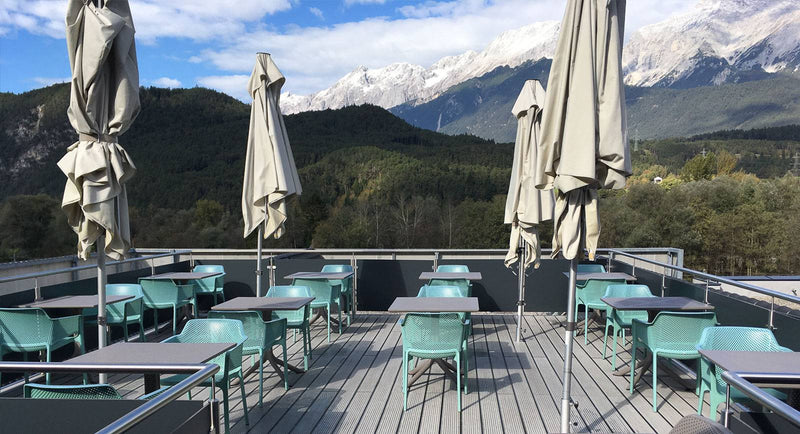 Load image into Gallery viewer, Nardi Clip 80 Outdoor Table outdoor furniture Custom Wood Designs Outdoor outdoor-furniture-bianco-nardi-clip-80-outdoor-table-53613108330839