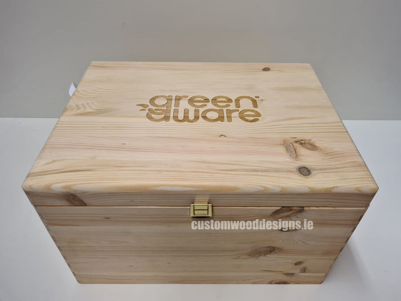 Load image into Gallery viewer, Pine Box MPB3 Custom Wood Designs __label: Upload Logo unbranded-pine-box-mpb3-53612307218775