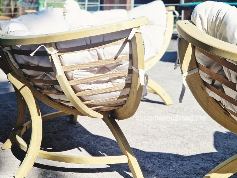 Load image into Gallery viewer, Siena Duo Sofa - Custom Wood Designs Siena Duo Sofa made from [material] –  [use_case] | Custom Wood Designs
