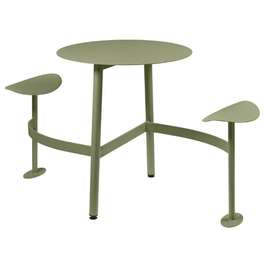 BOLDER 2-Seater Modular Round Outdoor Table with Integrated Seating - Custom Wood Designs BOLDER 2-Seater Modular Round Outdoor Table with Integrated Seating made from [material] –  [use_case] | Custom Wood Designs