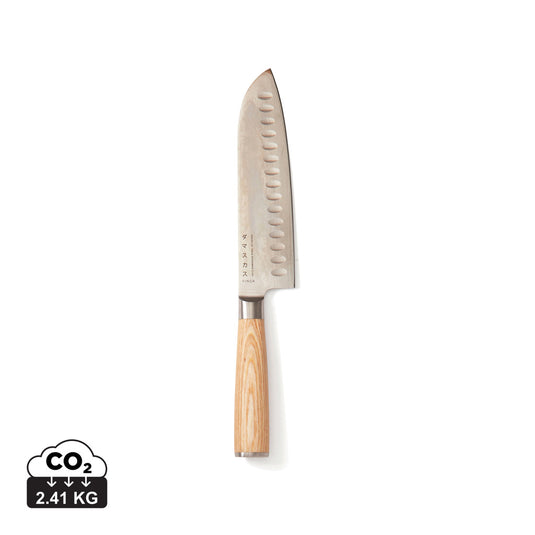 Hattasan Damascus Santoku knife - Custom Wood Designs
