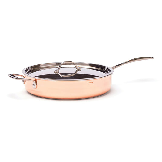 Copper sauté pan - Custom Wood Designs