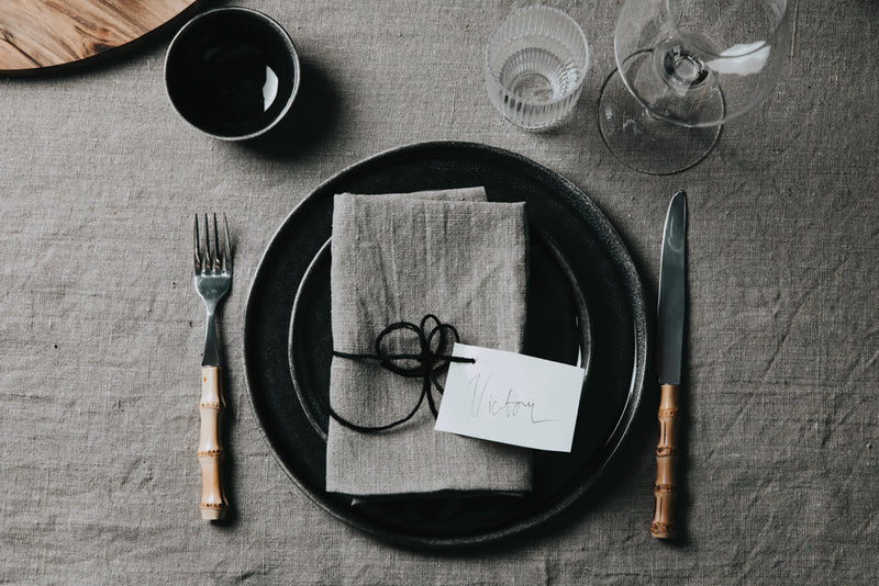 Load image into Gallery viewer, Nomimono plate 26,5 cm, 2 pcs set - Custom Wood Designs
