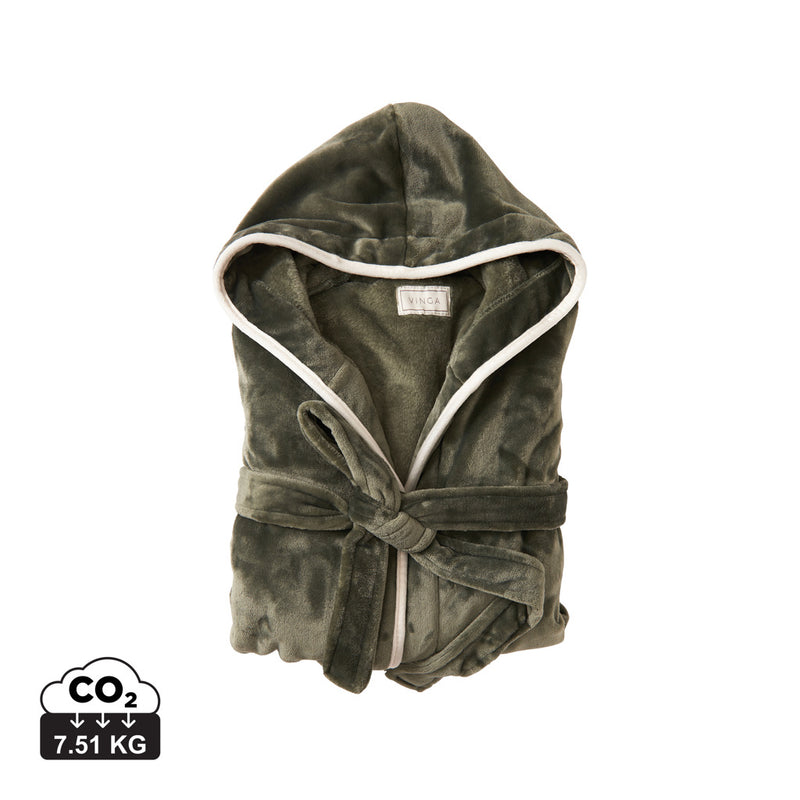 Load image into Gallery viewer, Louis luxury plush GRS RPET robe size S-M - Custom Wood Designs
