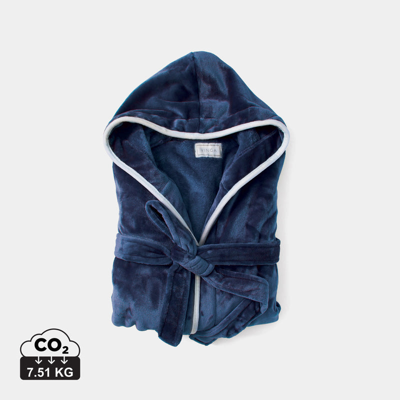 Load image into Gallery viewer, Louis luxury plush GRS RPET robe size S-M - Custom Wood Designs
