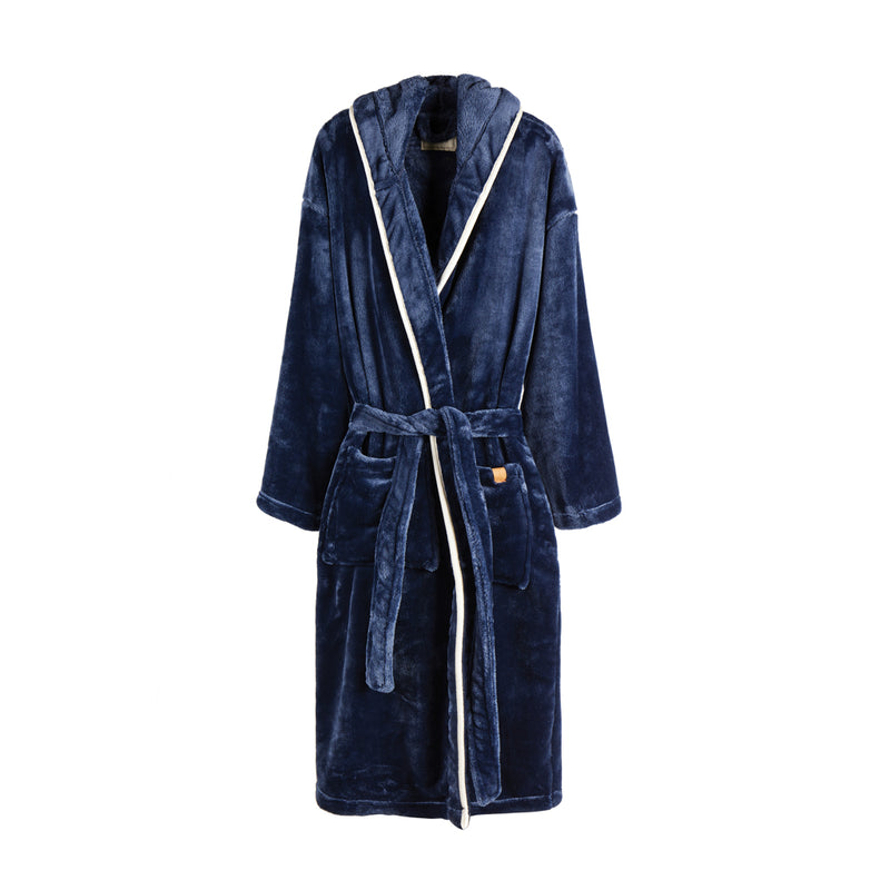 Load image into Gallery viewer, Louis luxury plush RPET robe size L-XL - Custom Wood Designs
