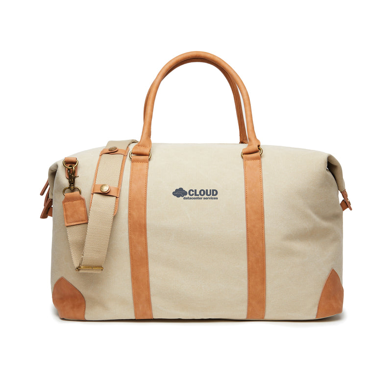 Load image into Gallery viewer, Bosle RCS recycled canvas duffelbag - Custom Wood Designs
