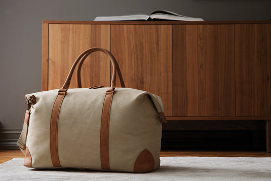 Bosle RCS recycled canvas duffelbag - Custom Wood Designs