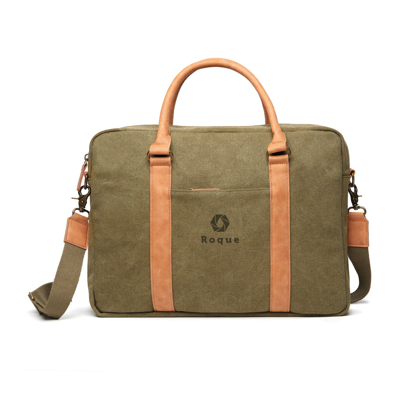 Load image into Gallery viewer, Bosle RCS recycled canvas computer bag - Custom Wood Designs
