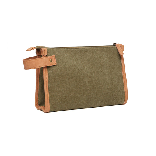 Bosle GRS recycled canvas toiletry bag - Custom Wood Designs