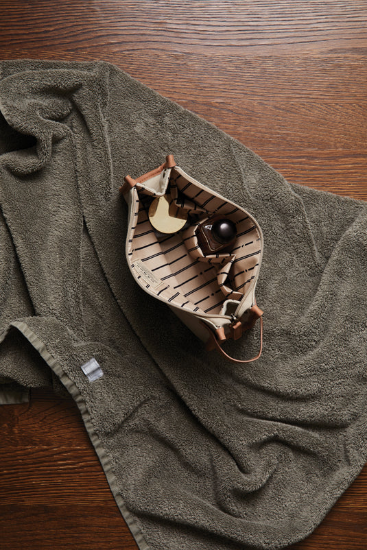 Bosle GRS recycled canvas toiletry bag - Custom Wood Designs