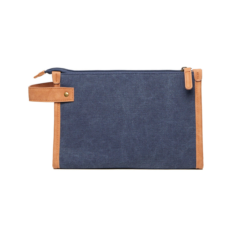 Load image into Gallery viewer, Bosle GRS recycled canvas toiletry bag - Custom Wood Designs
