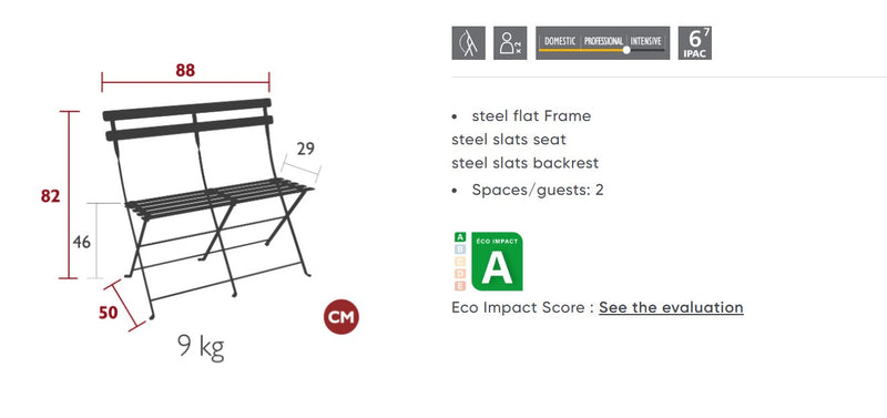 Load image into Gallery viewer, Bistro Two Seater Ottoman - Custom Wood Designs Bistro Two Seater Ottoman made from [material] – Ideal for [use_case] | Custom Wood Designs
