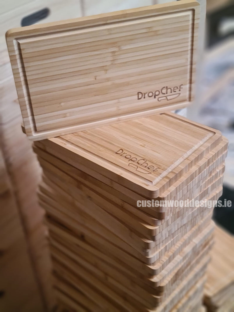 Load image into Gallery viewer, Wooden Bamboo Chopping Board  pack of 25 - Custom Wood Designs
