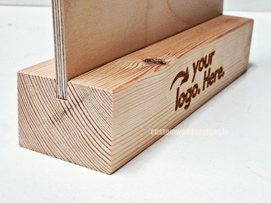 Double Sided Info Display - A5 Natural x10 Custom Wood Designs CustomWoodDesignsIrelandA4WoodenPOSInformationdisplayNaturalPinePOSBlock_16_3ff79b42-d240-4367-93cf-f9ca6fc27b0c
