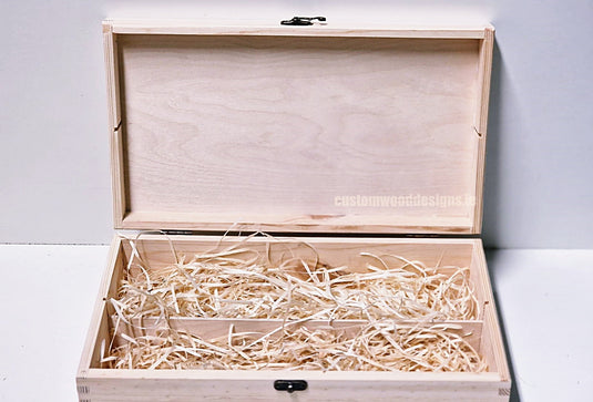 Hinged Lid 2 Bottle Box - Natural x25 Custom Wood Designs __label: Multibuy Bottle Box Bottle Boxes gift box Gift Boxes Single bottle box wooden Box CustomWoodDesignsIrelandCorporategiftboxesBottleBoxesGiftingboxesforbottleslaserengravedbottleboxespersonalisedbottleboxesCorporateboxesrusticboxwinebo_14_cd582ce2-bba5-463f-9021-1bca