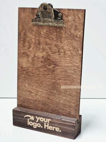 Clipboard Block Set - A5 Rich Brown x10 Custom Wood Designs CustomWoodDesignsIrelandDoublesidedA4sizePointofsaleInformationholderA4clipboardandblocksetInformationDisplayretailhospitalitycorporateCWD_9_8c96ed7b-4d2b-4876-977a-b307bd23b2bc