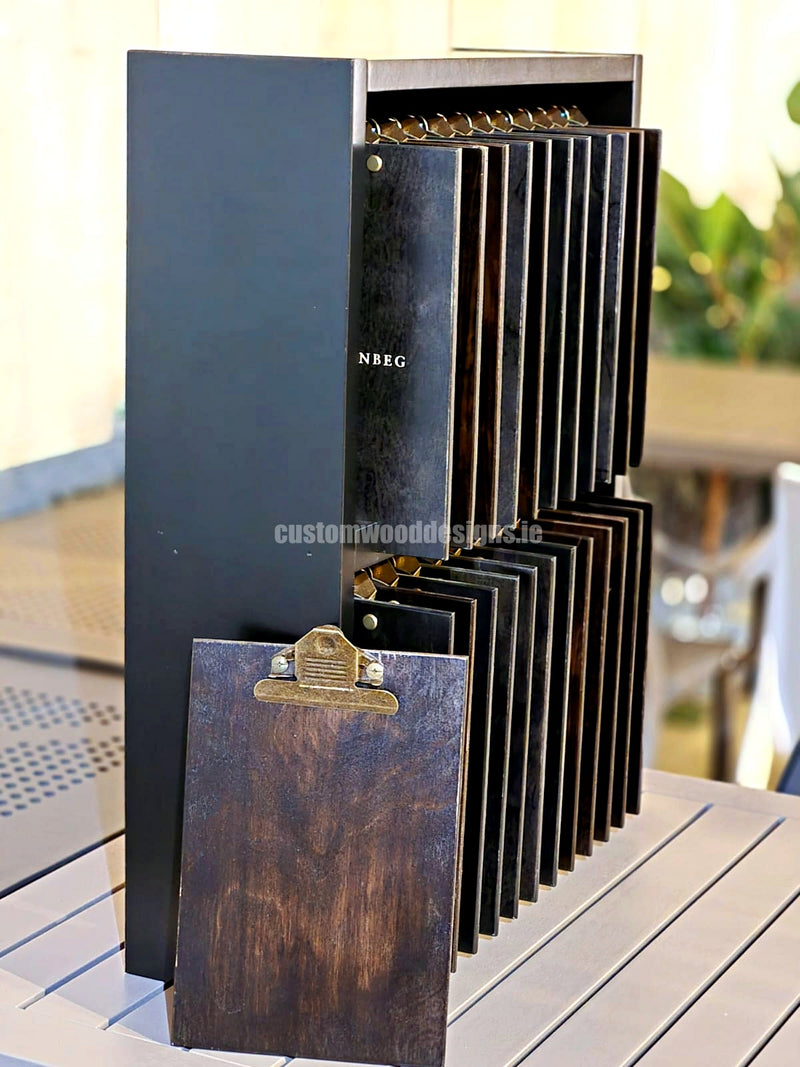 Load image into Gallery viewer, Premium Branded A5 Branded Clipboard Set (24 pcs) with Display Unit - Custom Wood Designs Premium Branded A5 Branded Clipboard Set (24 pcs) with Display Unit made from [material] –  [use_case] | Custom Wood Designs
