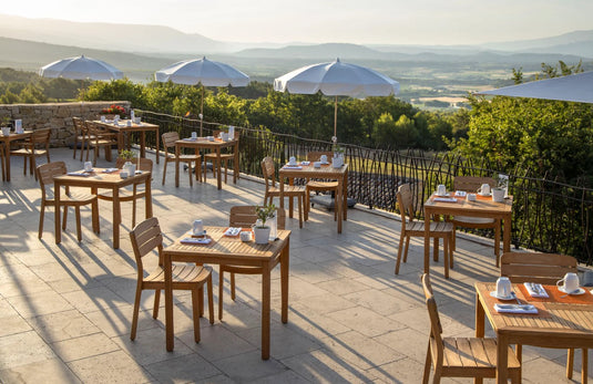 IBIZA 80x80 Solid Teak Dining Table - Custom Wood Designs IBIZA 80x80 Solid Teak Dining Table made from [material] –  [use_case] | Custom Wood Designs