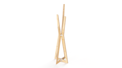 Appendiabiti Indy Exclusive birch plywood coat stand with a modern design