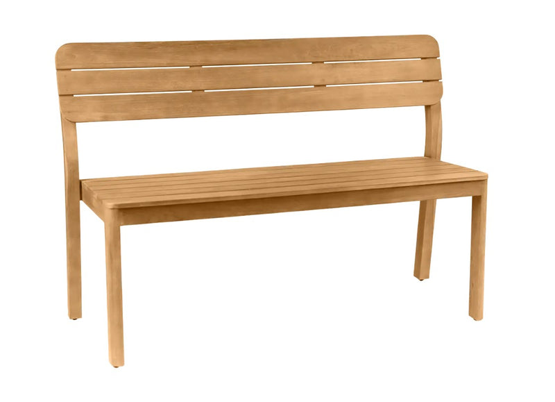 Load image into Gallery viewer, LODGE Solid Teak 2/3-Seater Outdoor Bench - Custom Wood Designs LODGE Solid Teak 2/3-Seater Outdoor Bench made from [material] –  [use_case] | Custom Wood Designs
