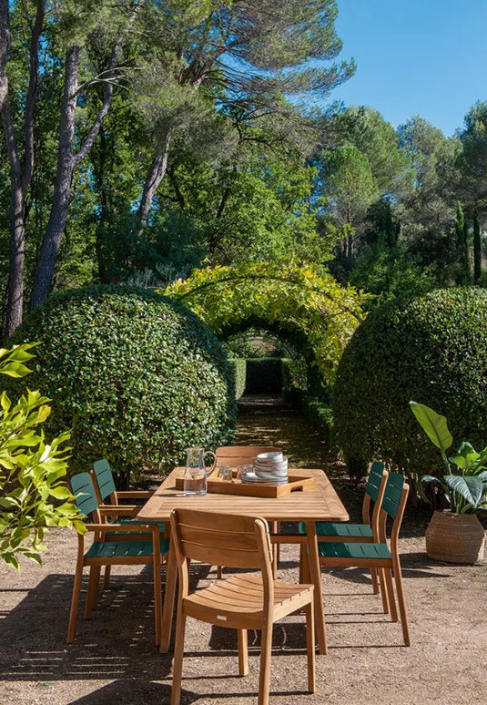 LODGE Aluminium & Teak Armchair - Custom Wood Designs LODGE Aluminium & Teak Armchair made from [material] –  [use_case] | Custom Wood Designs