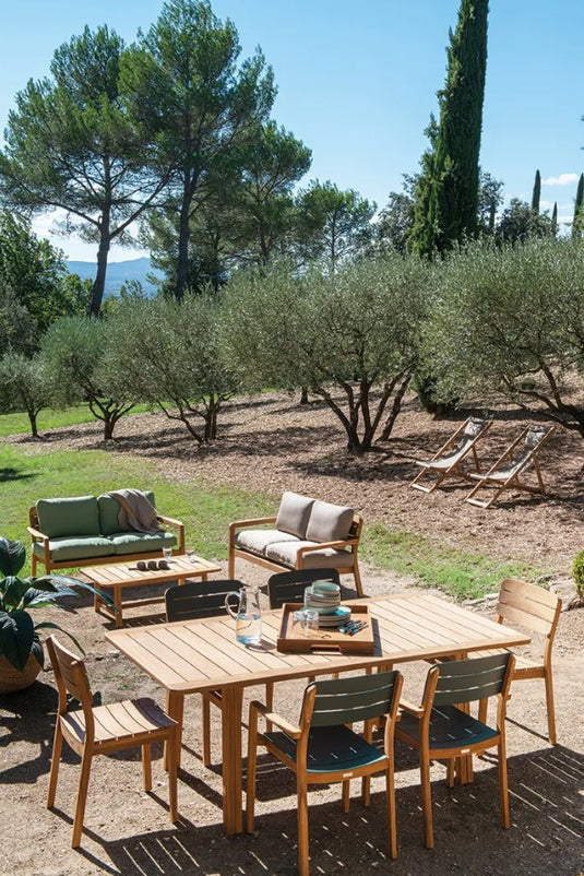 LODGE Solid Teak Dining Table 200 x 105 cm - Custom Wood Designs LODGE Solid Teak Dining Table 200 x 105 cm made from [material] –  [use_case] | Custom Wood Designs