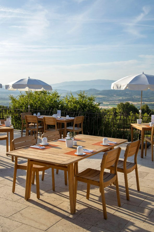 Load image into Gallery viewer, LODGE Solid Teak Dining Table 200 x 105 cm - Custom Wood Designs LODGE Solid Teak Dining Table 200 x 105 cm made from [material] –  [use_case] | Custom Wood Designs
