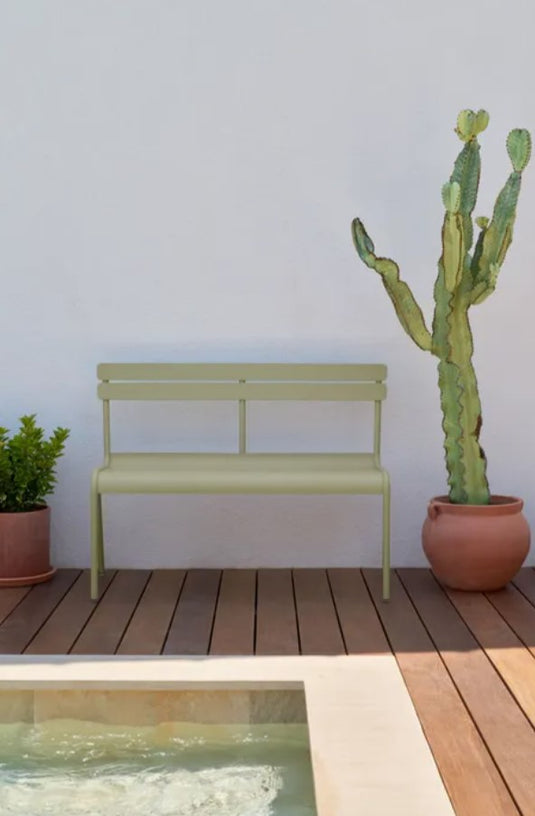 Luxembourg 2/3-seater Bench with backrest - Custom Wood Designs Luxembourg 2/3-seater Bench with backrest made from [material] – Ideal for [use_case] | Custom Wood Designs