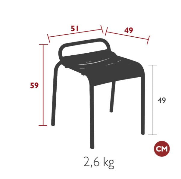 Load image into Gallery viewer, Luxembourg Stool Dining - Custom Wood Designs Luxembourg Stool Dining made from [material] – Ideal for [use_case] | Custom Wood Designs
