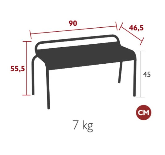 Luxembourg Stackable Bench 90 cm - Custom Wood Designs Luxembourg Stackable Bench 90 cm made from [material] – Ideal for [use_case] | Custom Wood Designs