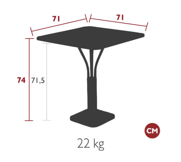 Load image into Gallery viewer, Luxembourg Table 71 x 71 - Custom Wood Designs Luxembourg Table 71 x 71 made from [material] – Ideal for [use_case] | Custom Wood Designs
