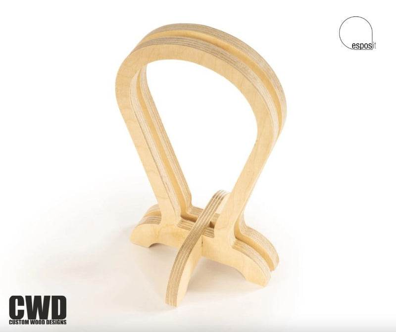 Load image into Gallery viewer, Mimi Headphone Stand - Custom Wood Designs
