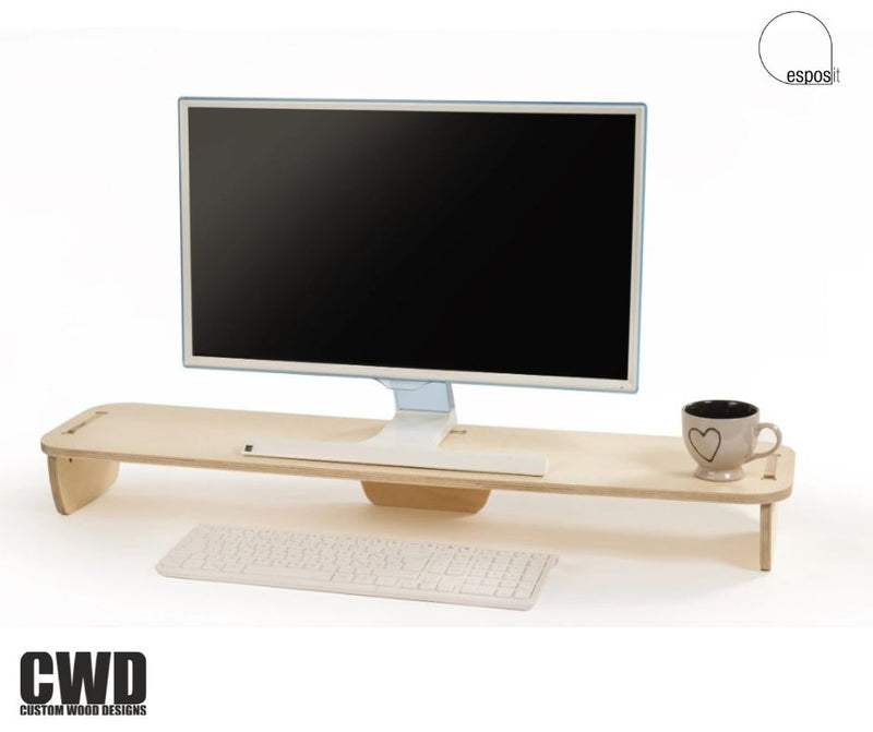 Load image into Gallery viewer, Nita Monitor Stand - Custom Wood Designs
