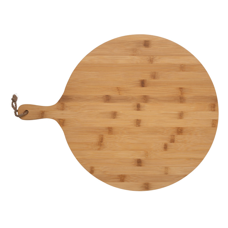 Load image into Gallery viewer, Ukiyo bamboo round serving board - Custom Wood Designs

