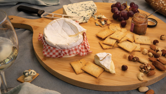 Ukiyo bamboo round serving board - Custom Wood Designs