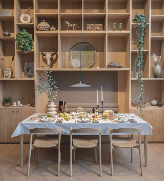 Ukiyo bamboo round serving board - Custom Wood Designs