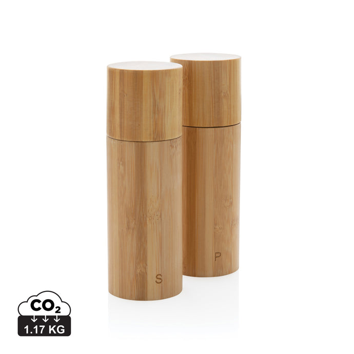 Ukiyo bamboo salt and pepper mill set - Custom Wood Designs