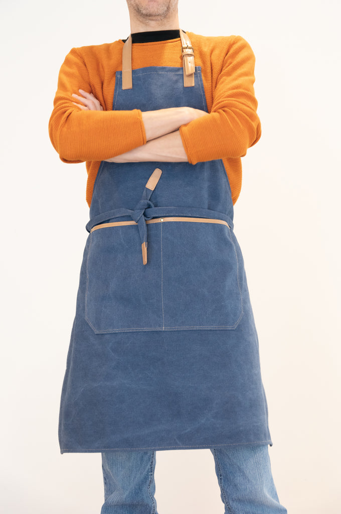 Load image into Gallery viewer, Deluxe canvas chef apron - Custom Wood Designs
