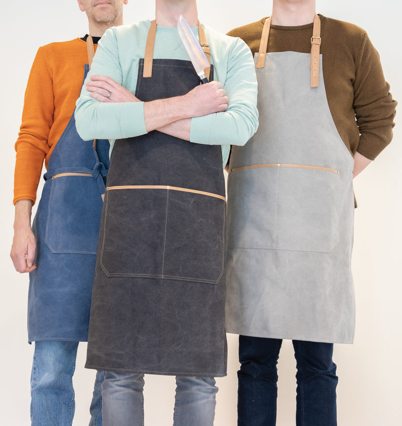 Load image into Gallery viewer, Deluxe canvas chef apron - Custom Wood Designs
