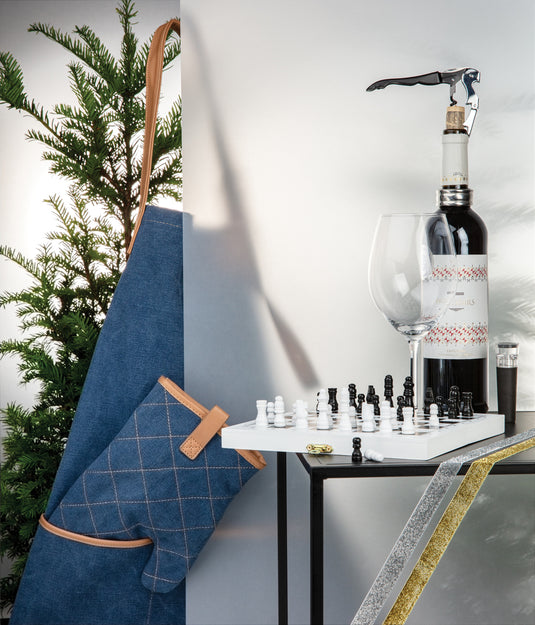 Deluxe canvas oven mitt - Custom Wood Designs