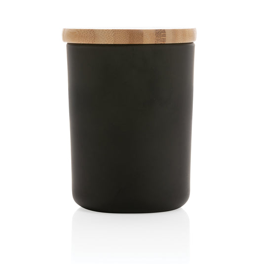 Ukiyo deluxe scented candle with bamboo lid - Custom Wood Designs