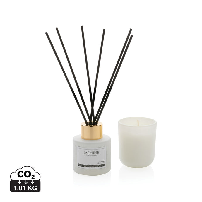 Ukiyo candle and fragrance sticks gift set - Custom Wood Designs
