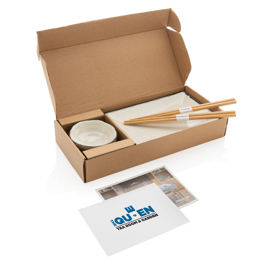 Ukiyo sushi dinner set for two - Custom Wood Designs